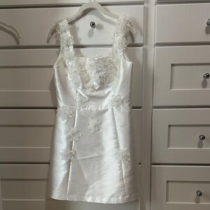 Elliatt White Floral Formal Dress